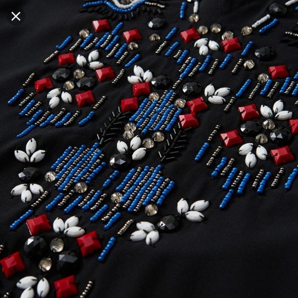 A&F Black Embellished Tunic Dress - Picture 4 of 8